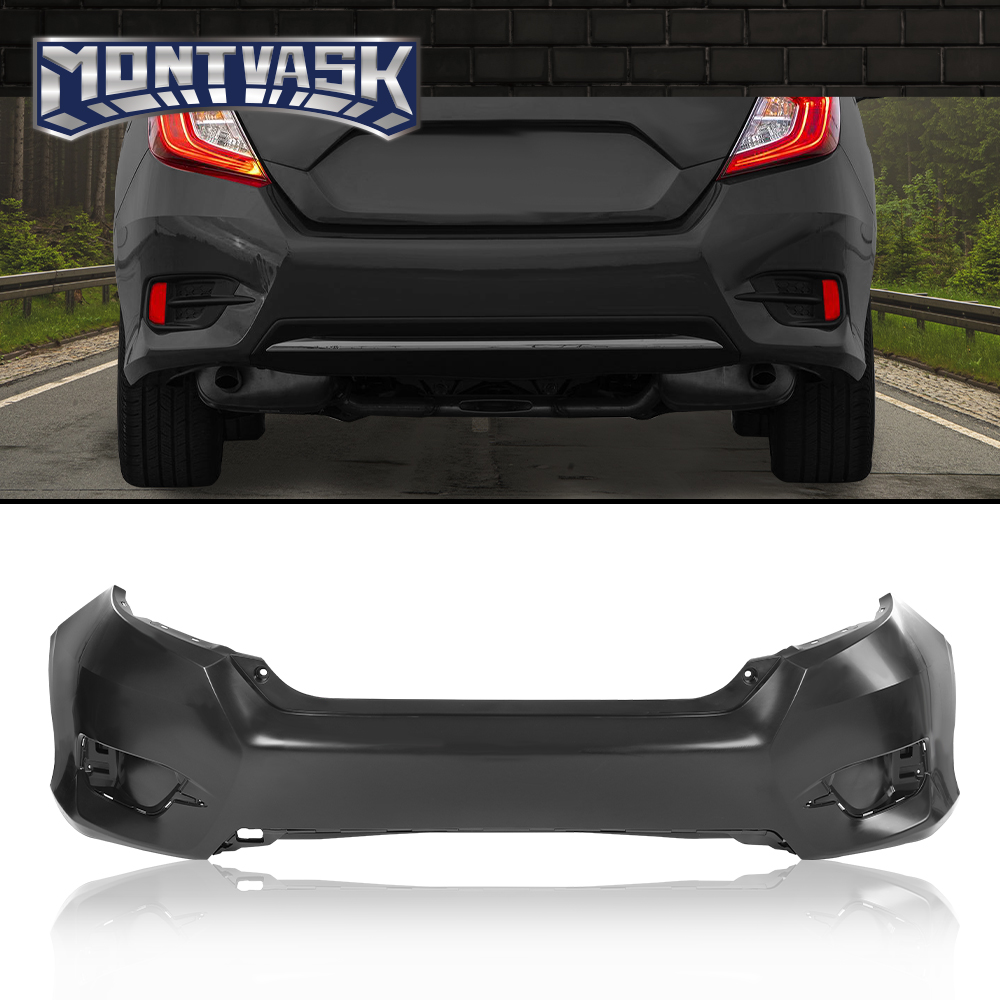 Rear Bumper Cover 04715TBAA00ZZ Fit For 16-21 Honda Civic Sedan 4